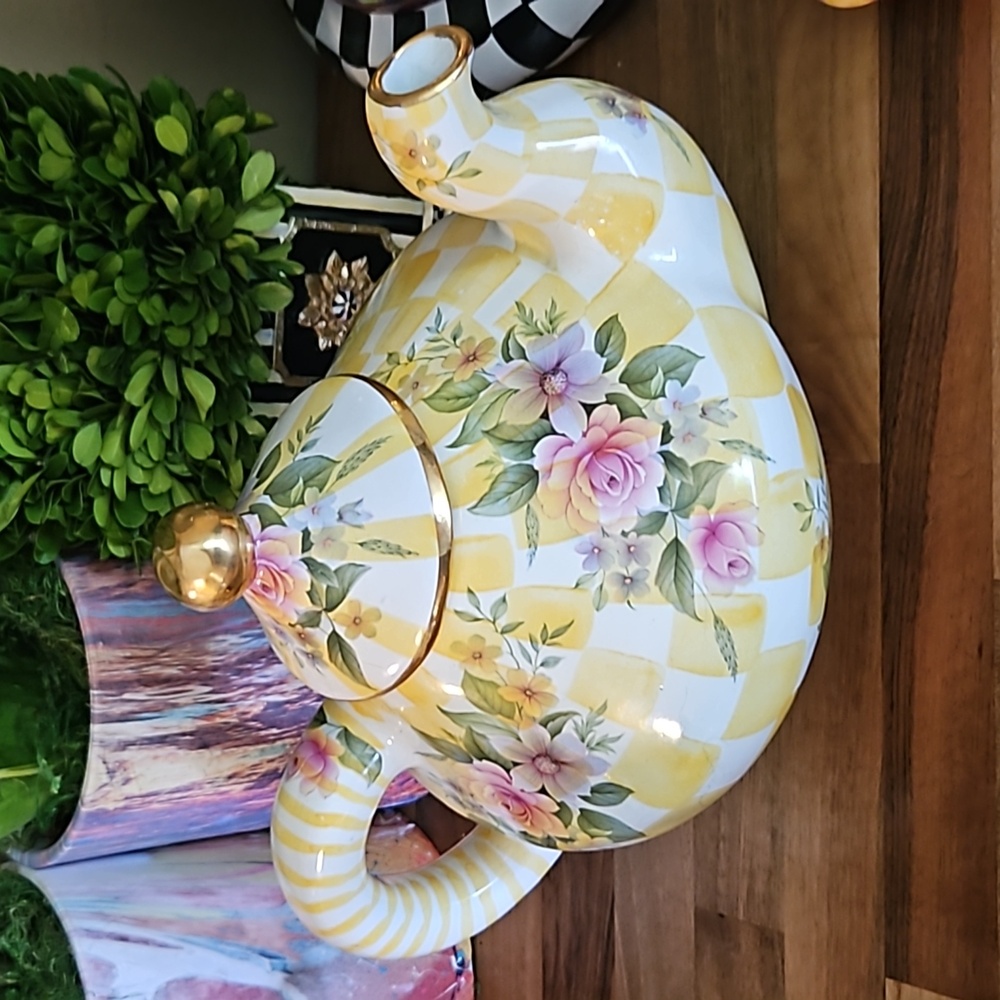VTG Yellow Honeymoon Teapot, Excellent Condition - Picture 13 of 16